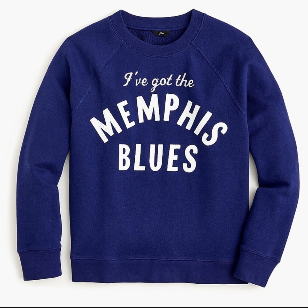 J.Crew Memphis Blues Sweatshirt
